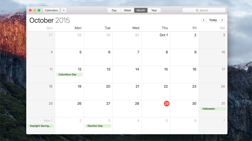 calendar journal for mac